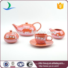 Set de thé ovale en céramique avec set de thé